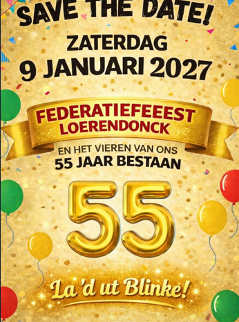 SAVE THE DATE 9 JANUARI 2027